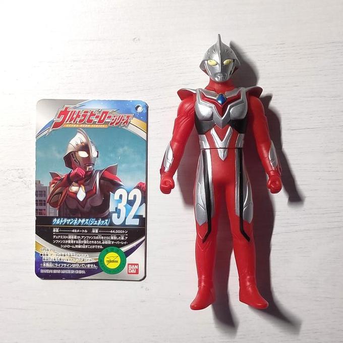 UHS ULTRAMAN NEXUS JUNIS VINYL 14 CM BANDAI ULTRA HERO SERIES 32 ORI OC99