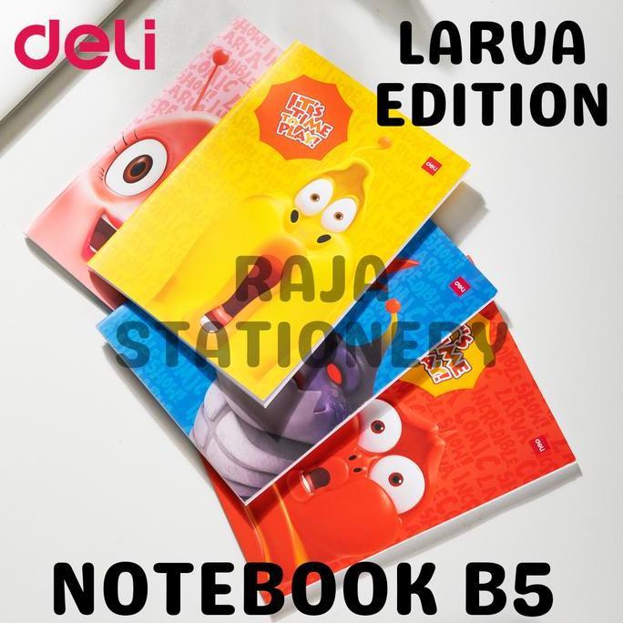 Deli Notebook B5 Sewing Cover / Buku Tulis Deli B5 Motif Larva Jahit