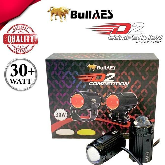 Promo Lampu Tembak D2 Laser Competition 30 Watt BULLAES glendforce -