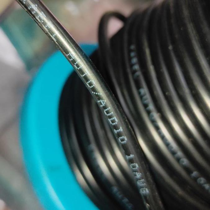 KABEL AWG10 AWG 10 10AWG HITAM PER METER D'90