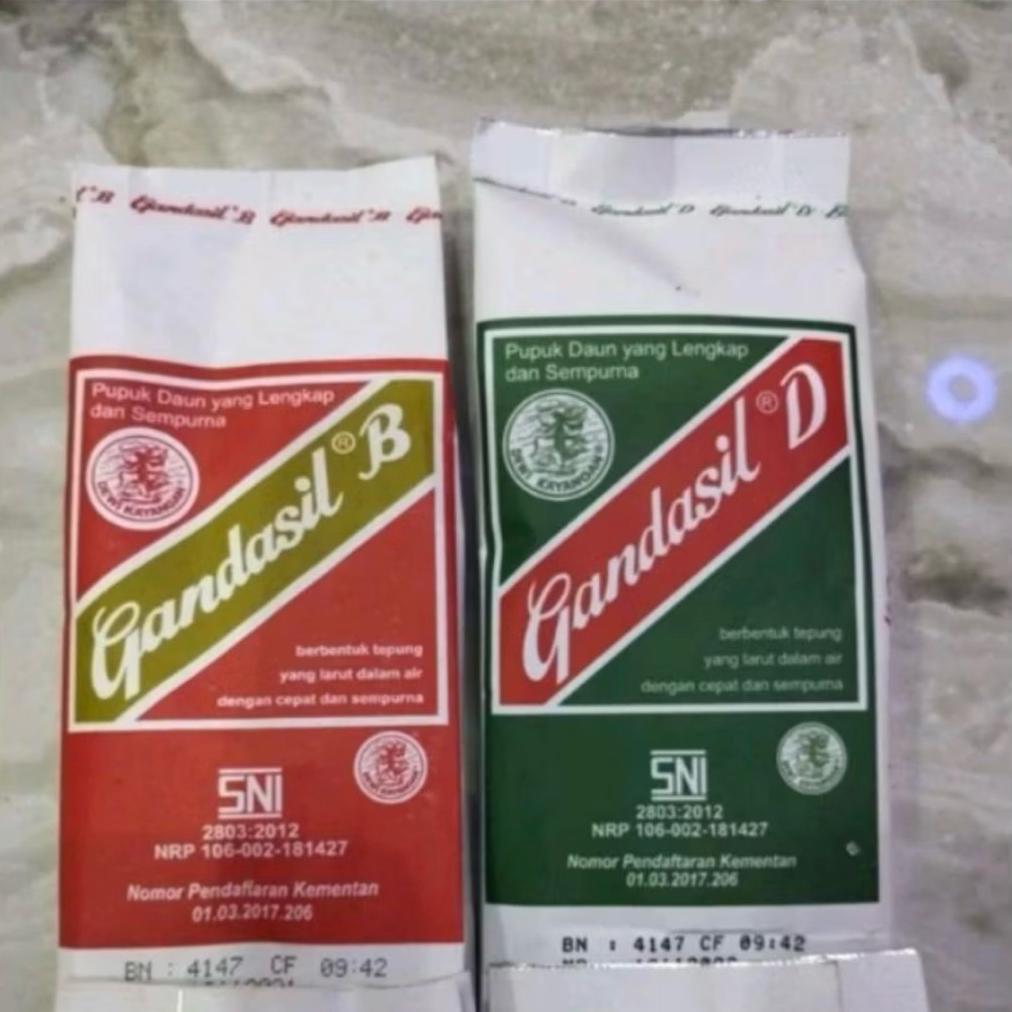 Promo Cod Gandasil B Dan Gandasil D Ukuran 500Gram Gandasil Pupuk Tanaman Daun Hijau Buah ><