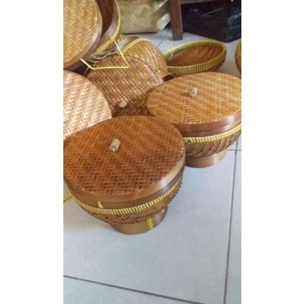 Asli Supplier Wakul Bambu Plus Tutup Wakul Bambu Wakul Tradisional