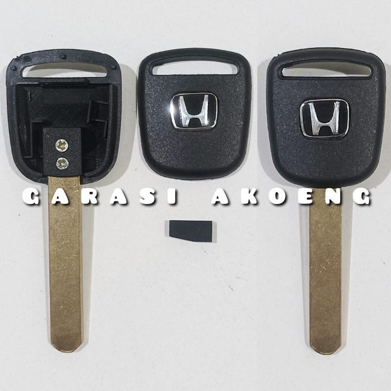NEW Kunci Duplikat Honda Brio City Brv Crv Jazz Mobilio Chip Immobilizer Id46 Key Blank Cadangan [te