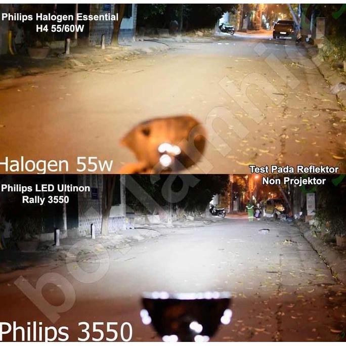 Paket LED Mobilio, New Mobilio 2Set Philips Ultinon Rally 50W Lampu Utama + Lampu Kabut (TERBAIK) (T