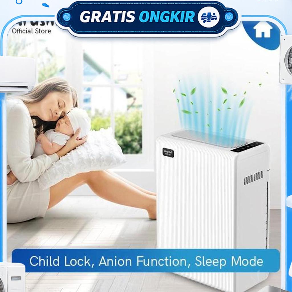 Air Purifier Arashi Aap 401 With Hepa Filter + Uvc Aap401