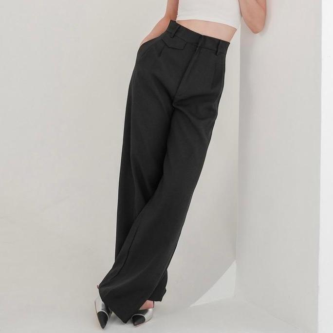 PREMIUM ORO PANTS - Loose Pants Trouser Wanita - Celana Anti Kusut - Celana Kulot yeona PREMIUM