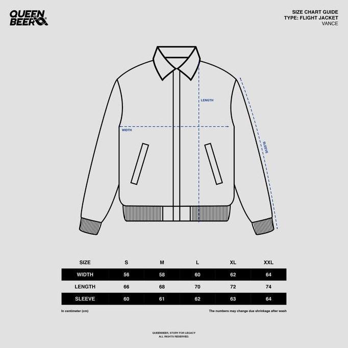 PREMIUM QueenBeer - Canvas Flight Jacket Vance PREMIUM