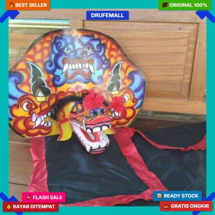 Caplokan Devil  Premium Kepala Kayu Waru Barongan Jaranan Kuda Lumping Laris Manis