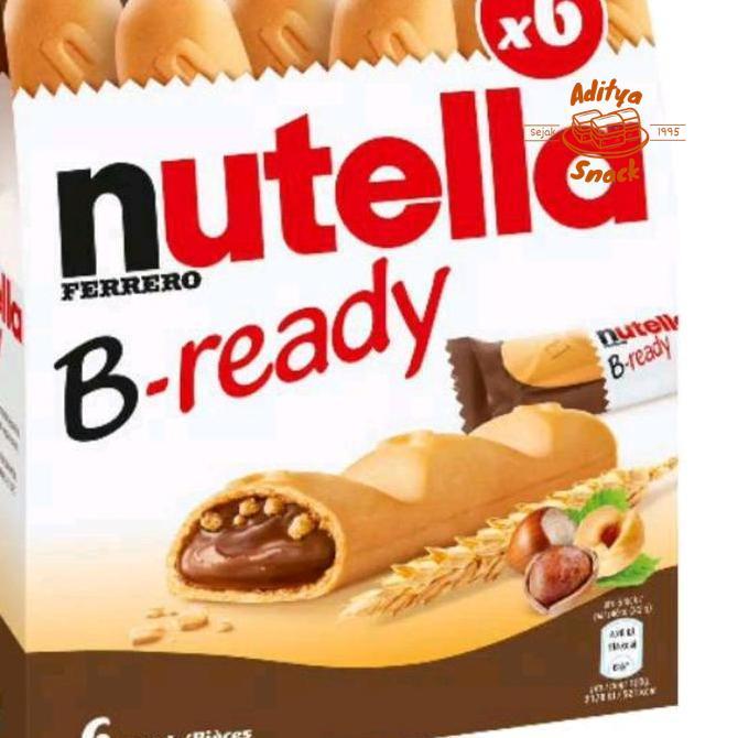 Original Nutella B Ready / Biskuit Isi Nutella Coklat. Chocolate Food