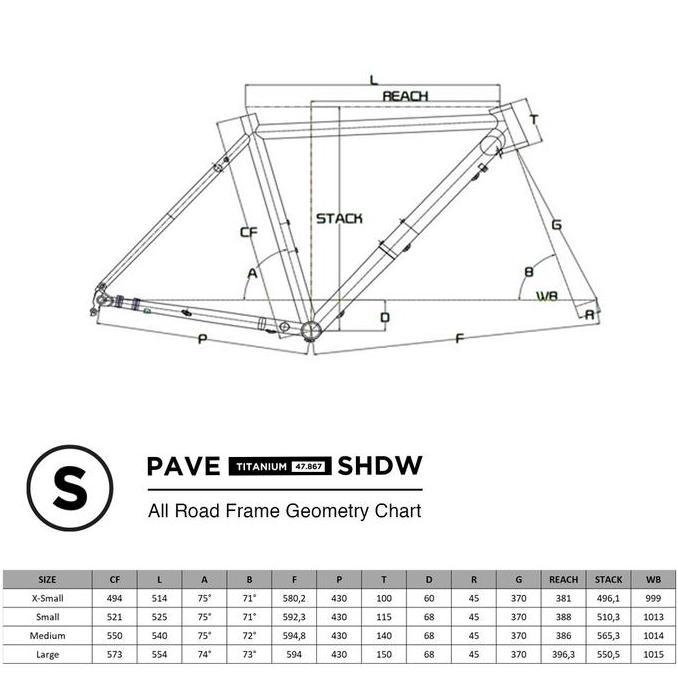 jiwana.shop / Frameset RB Disc Titanium SHADOW PAVE Seatpost Titanium Fork Carbon Diskon