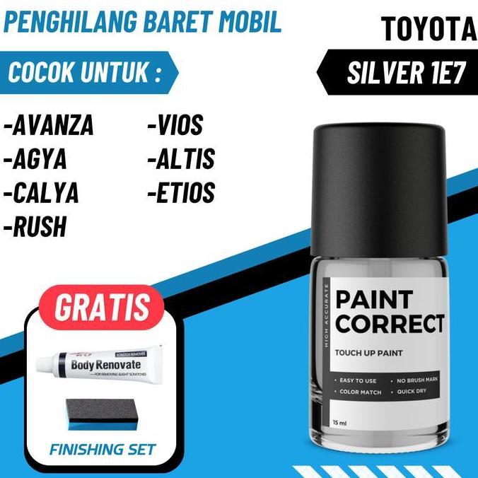CAT OLES PENGHILANG BARET MOBIL TOYOTA SILVER 1E7