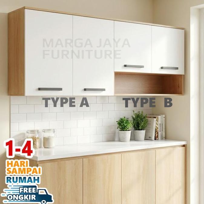Kitchen Set 2 Pintu atas dan bawah lemari dapur meja minimalis sayur