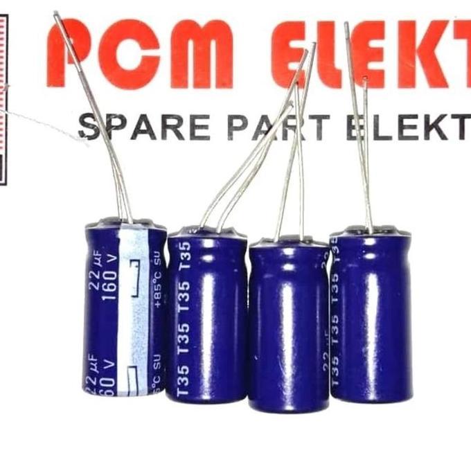 22 160 22UF 160V 160 V ELCO CAPACITOR PANASONIC MATSUSHITA ORIGINAL D'90