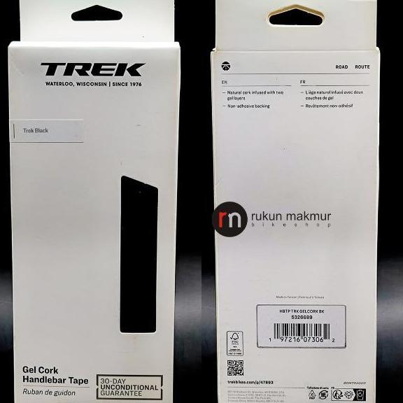cv_griyautama / Bontrager Trek Road Cycling Bartape GEL CORK 2.5 mm Black / Beige - Handlebar Tape S