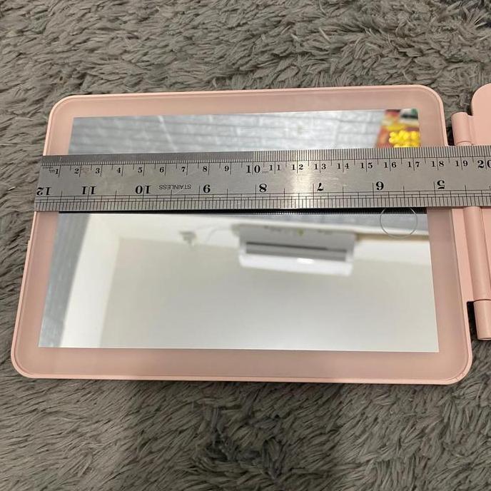 Cermin LED Tas Kosmetik Tas Make up Cermin Lampu Beauty Case HI