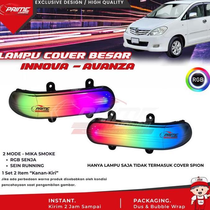 [Rgb]Lampu Cover Spion Besar Innova 2004 2015 Lampu Cover Spion Besar Avanza Xenia Vvti 2007 2011