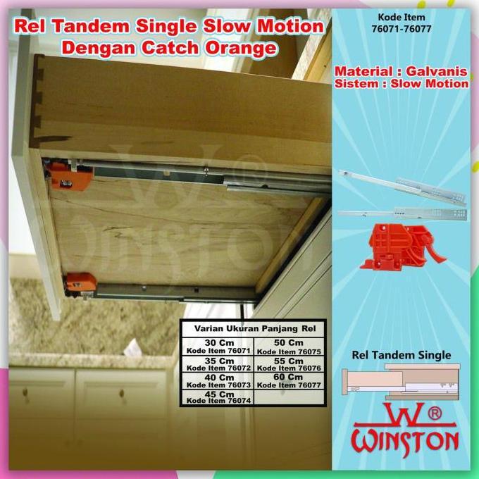 Rel Laci Tandem Winston 30 CM / 35CM 40 CM / 55 CM / 60 CM Single Extention Slow Motion