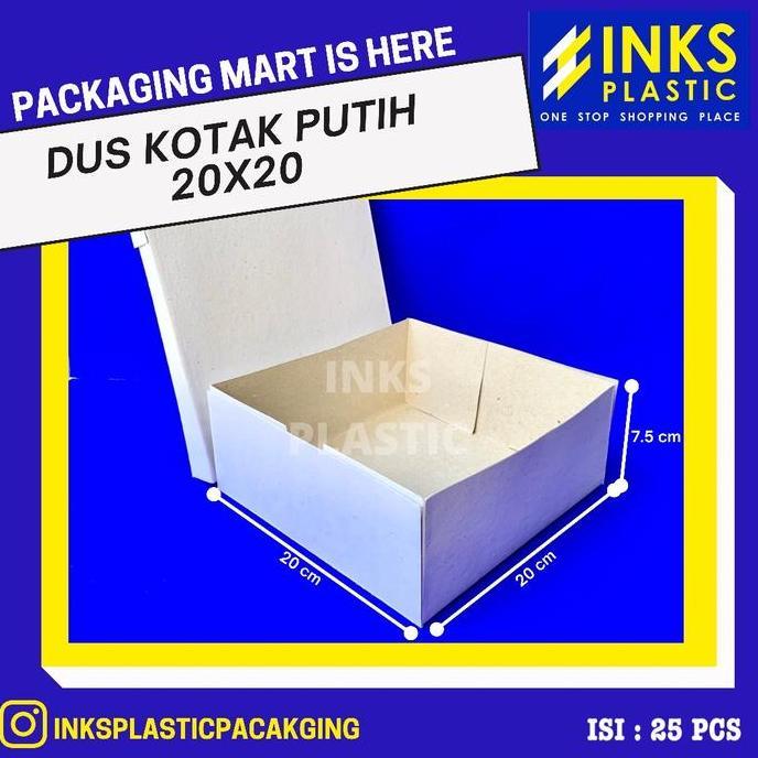 Savexz- Dus Kotak Putih 20 X 20