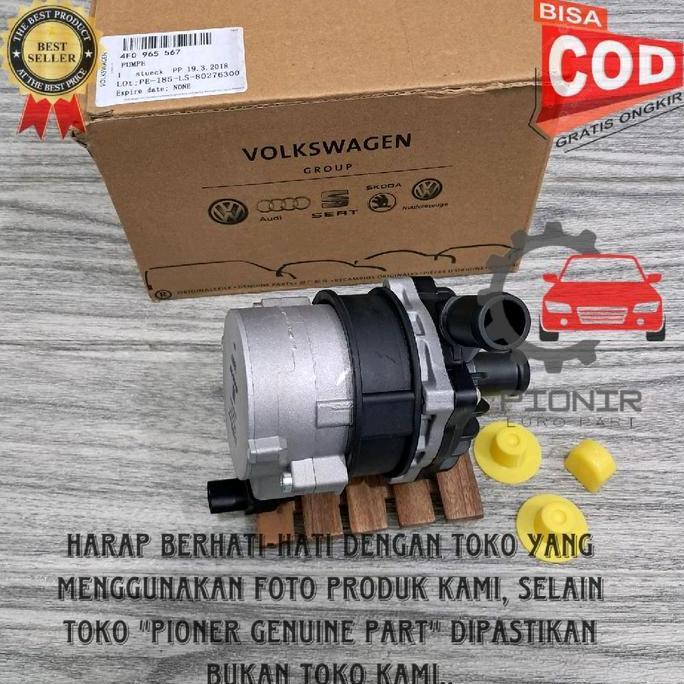 Auxiliary Water Pump Audi A6 C6, Q5, A5, A6 Additional Waterpump Audi Original 4F0965567 8K0965567