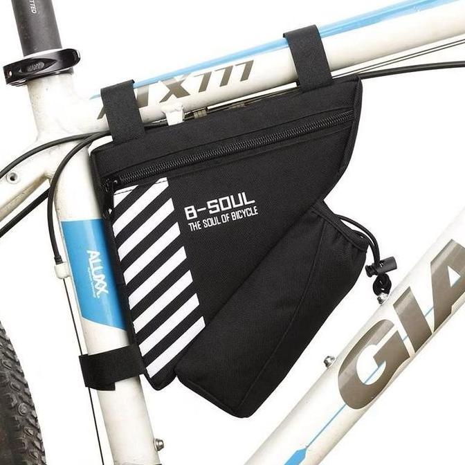 2 in 1 Tas Sepeda MTB + Holder Botol Minum Waterproof