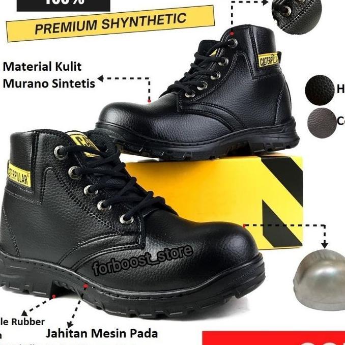 Sepatu Safety Ujung Besi/Sepatu Septi Boots Kerja Berat Dan Kerja Lapangan Atau Kerja Proyek
