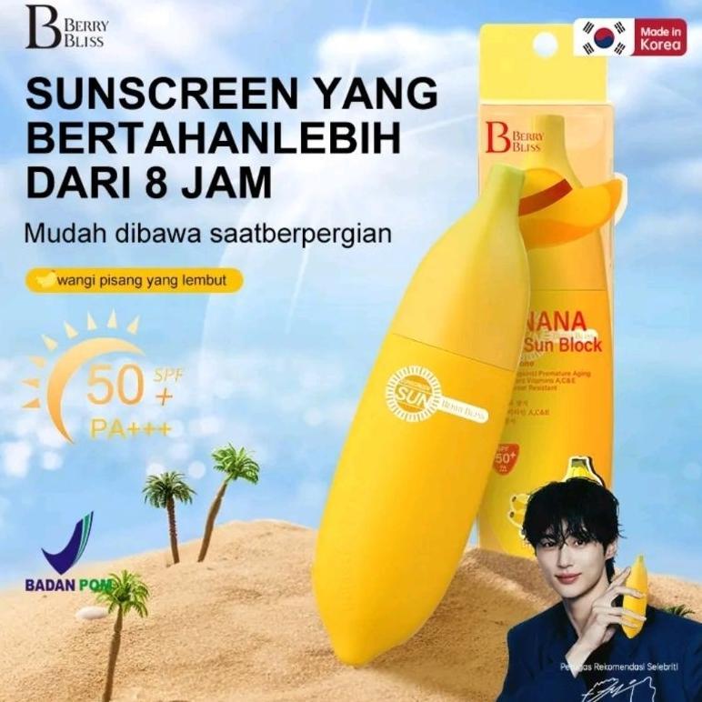 SUNSCREEN PISANG BERRYBLIS SPF 50+++  Korea 80ml