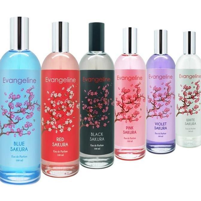 EVANGELINE PARFUM EDT 100ML SAKURA - PARFUM EVANGELINE SAKURA BPOM