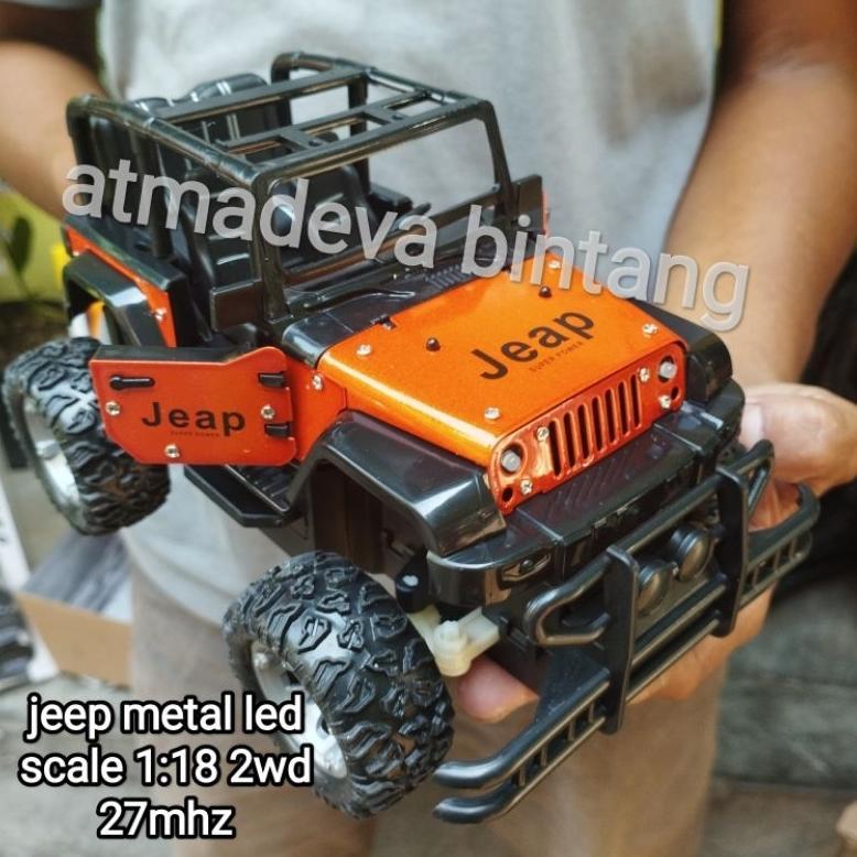 RECOMMENDED BINTANG RC MAINAN ANAK MOBIL REMOTE RC DIE CAST JEEP RUBICON DIE CAST NYALA LAMPU LED BU