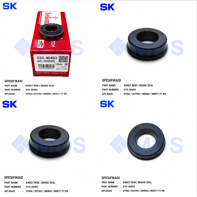 SC-40493R | 010-40493 karet rem dyna dutro nkr66 nkr71 ft rr | brake seal (isi 10 pcs)