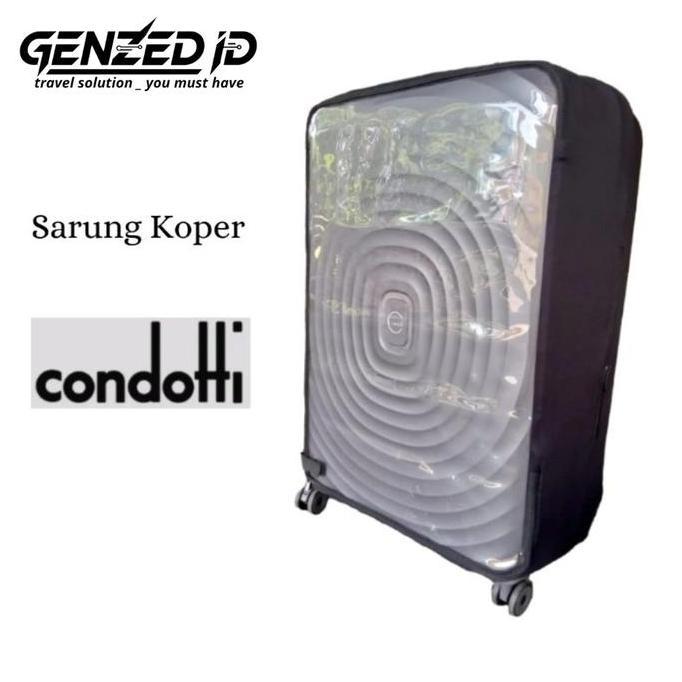 Sarung Cover Pelindung Koper Untuk Merk Koper Condotti Semua Ukuran