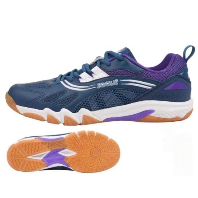 Joola Sepatu Olahraga Serbaguna Untuk Tennis Meja Badminton Voli Warna Ungu Putih Hitam Original Imp