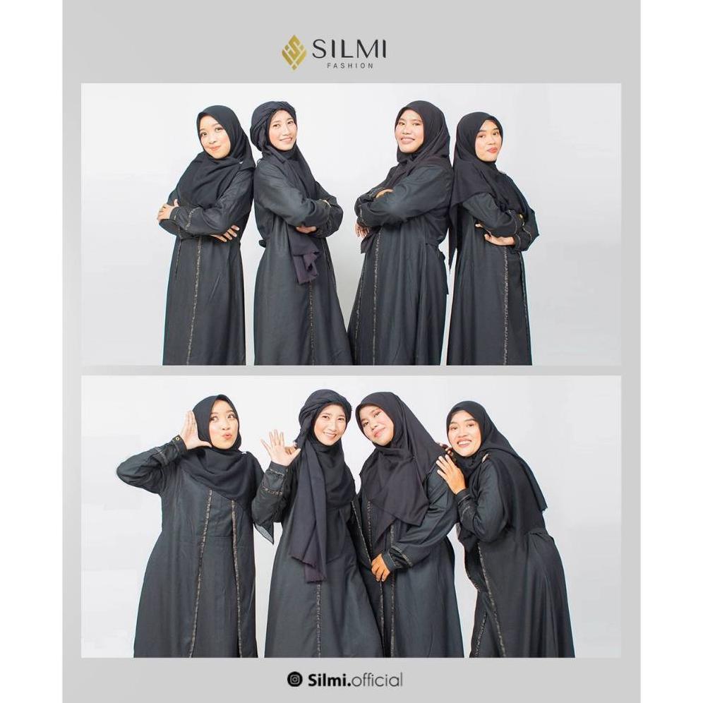 GARANSI SILMI - GAMIS ABAYA PUTIH - GAMIS SARIMBIT KELUARGA - GAMIS PUTIH UMROH MADANI FAMILY