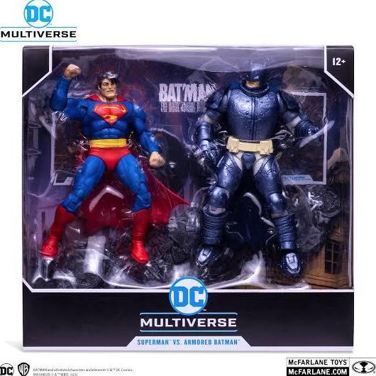 MCFARLANE SUPERMAN VS ARMORED BATMAN MULTIPACK ACTIGON FIGURE AS2123