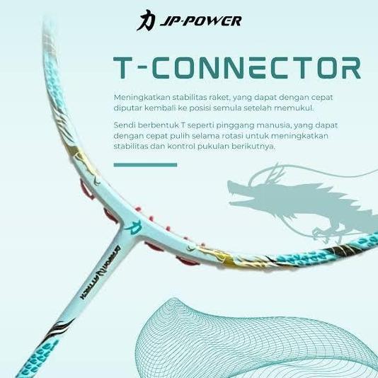 Raket Bulutangkis Jp Power Dragon 2 Attack 4U