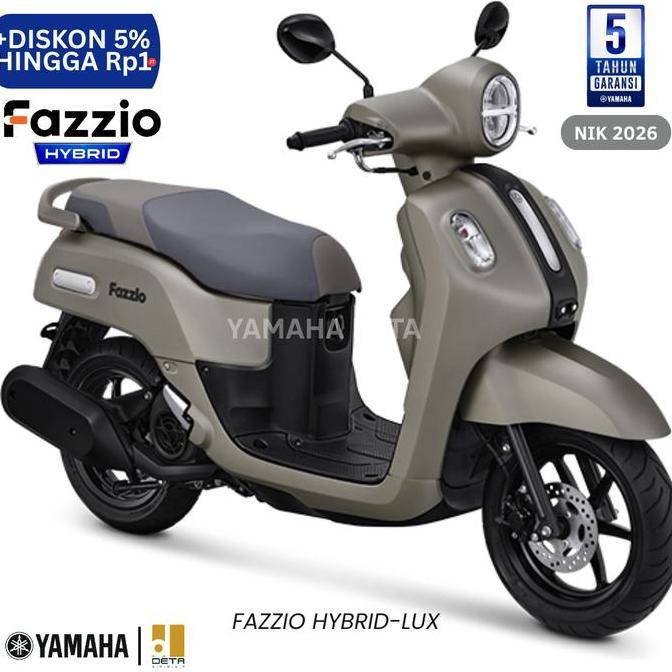 Sepeda Motor Yamaha Fazzio Hybrid-Lux (Keyless)