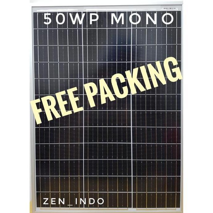 Solar Panel 50Wp Solar Cell 50Wp Solar Panel Surya 50Wp Mono Terbaru 