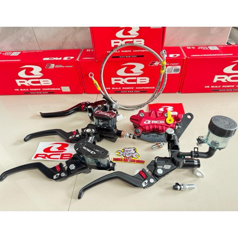 Paket Master Rem Rcb E3E2E4Kanan Kiri 1Set Kaliper Rcb Motor Matic Bebek Moge Universal Paket Master