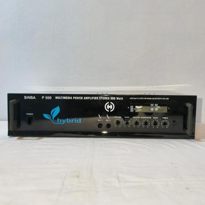 BOX BOK P500 POWER AMPLI FIER AMPLIFIER COCOK UNTUK TC HYBRID BASS TREBEL SUB WOOFER 2 MIC ECHO USB 