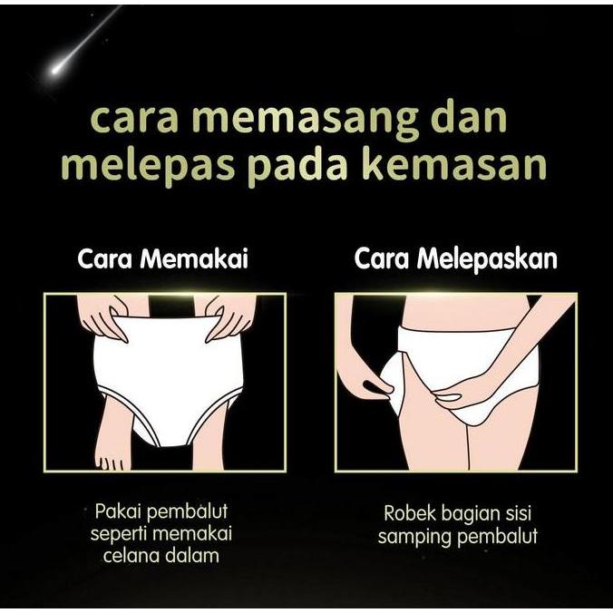 Panhang65 - Ladis Dream Series Menstruation Pants Size M/L Pembalut Celana Wanita