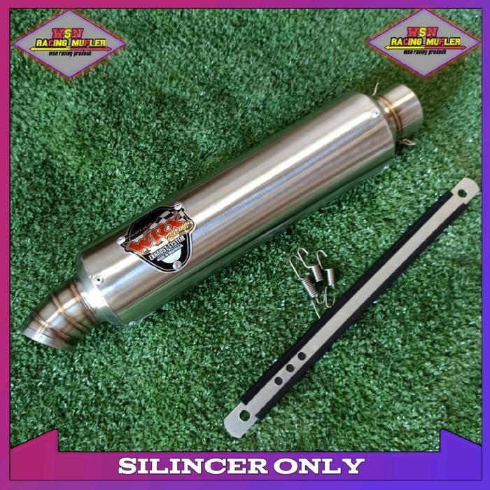 Silincer Knalpot Wrx Inlet 50Mm Full Saringan Kendaraan Mesin Original Dan Terpercaya