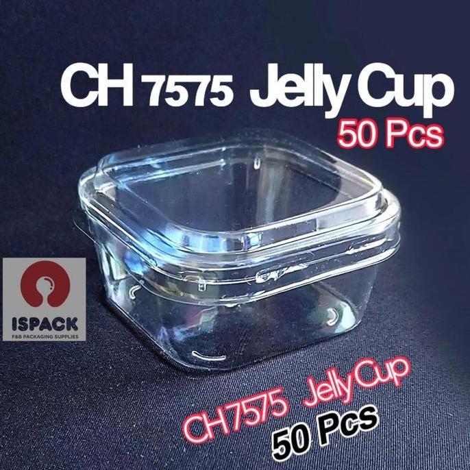 Puding Cup Jelly Cup CH 7575 + tutup 50 Pcs