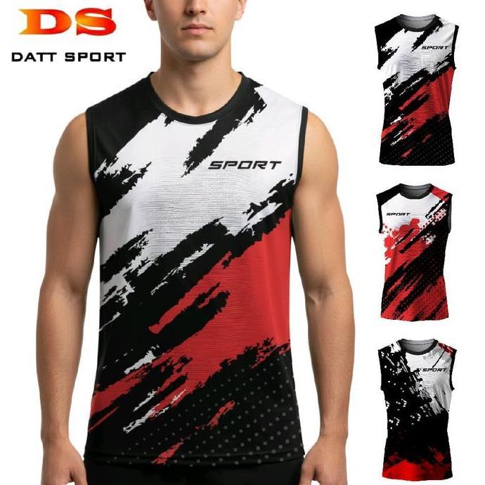 jersey singlet olahraga lekbong volly rompi latihan kaos voli basket baju sport running training jog