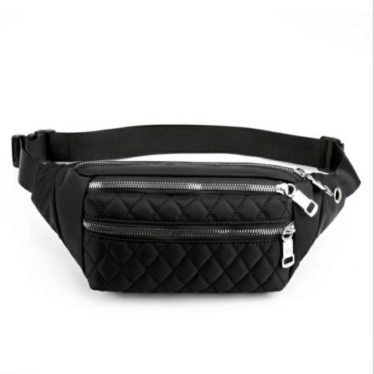 ORIGINAL FDG_PROMO 9.9 - TAS SELEMPANG WANITA KECIL MODEL WAIST BAG CROCODILE WANITA BEROLAHRAGA