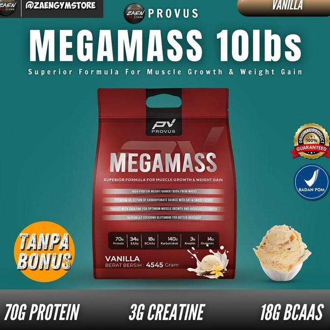 Provus Megamass 10 Lbs 70 Gram Protein Per Serving