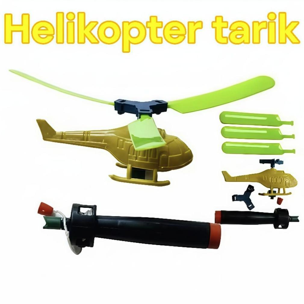 Premium 1 Pcs Mainan Helikopter Tarik Mainan Pesawat Helikopter Tarik