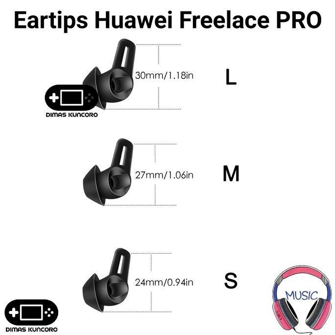 Eartips Huawei Freelace Pro SERIES silicone silikon 1 2 ear tip tips eartip huawei freelace pro 1 2