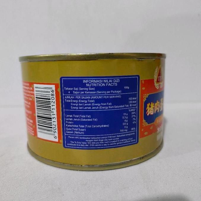 Maling Egg Rolls 397gr - Canned Pork Rolls Luncheon Meat Daging Gulung Babi