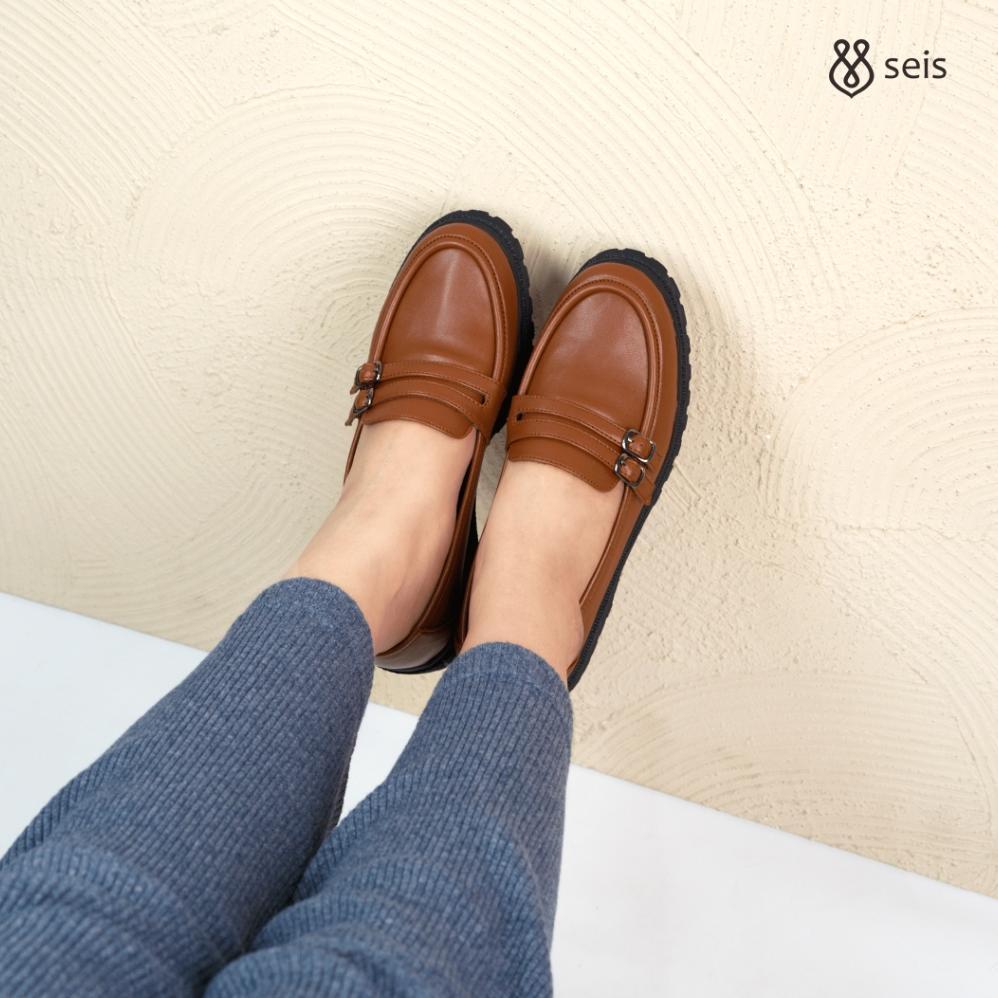 ORIGINAL SEIS Warda Sepatu Docmart Wanita / Loafers Wanita