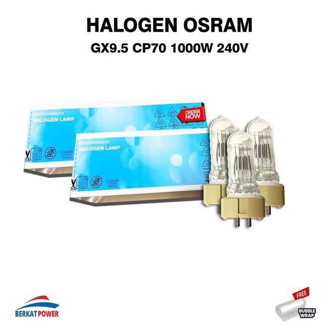 Lampu Bohlam Osram Halogen GX9.5 CP70 1000W 240V