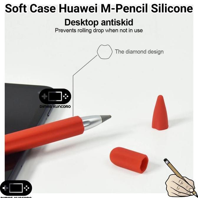 Soft Case Huawei M-Pencil silicone silikon gen 1 2 3 pro stylus cover pencil